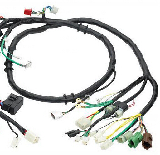 Automotive wiring harness crimping process