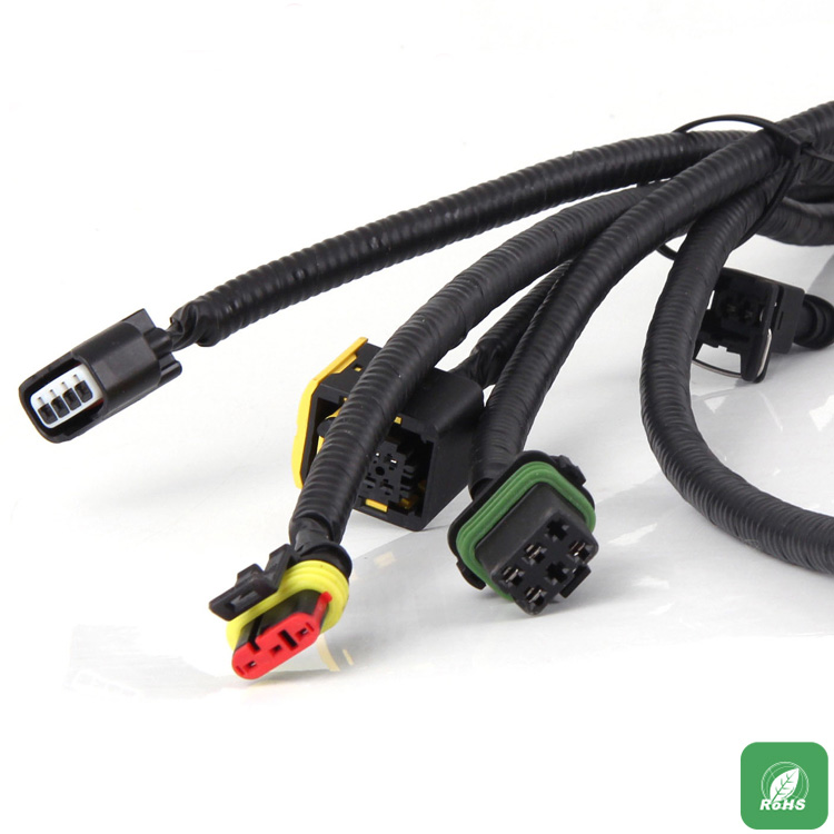 Electronic wiring harness inspection and replacement
