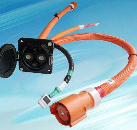 Control of installation of high voltage wiring harness for electric vehicles