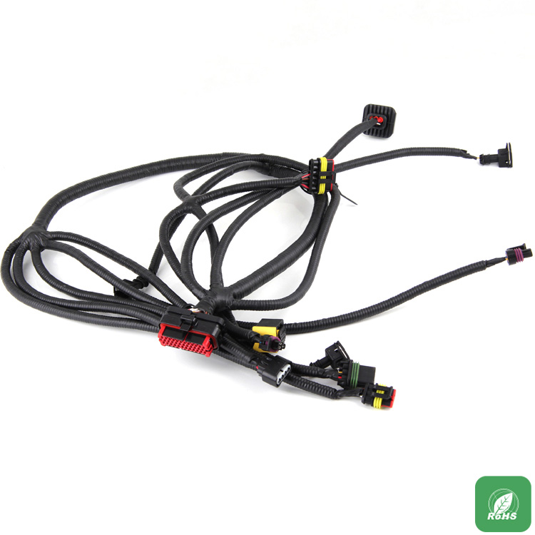 Detection and judgment of wiring harness line faults